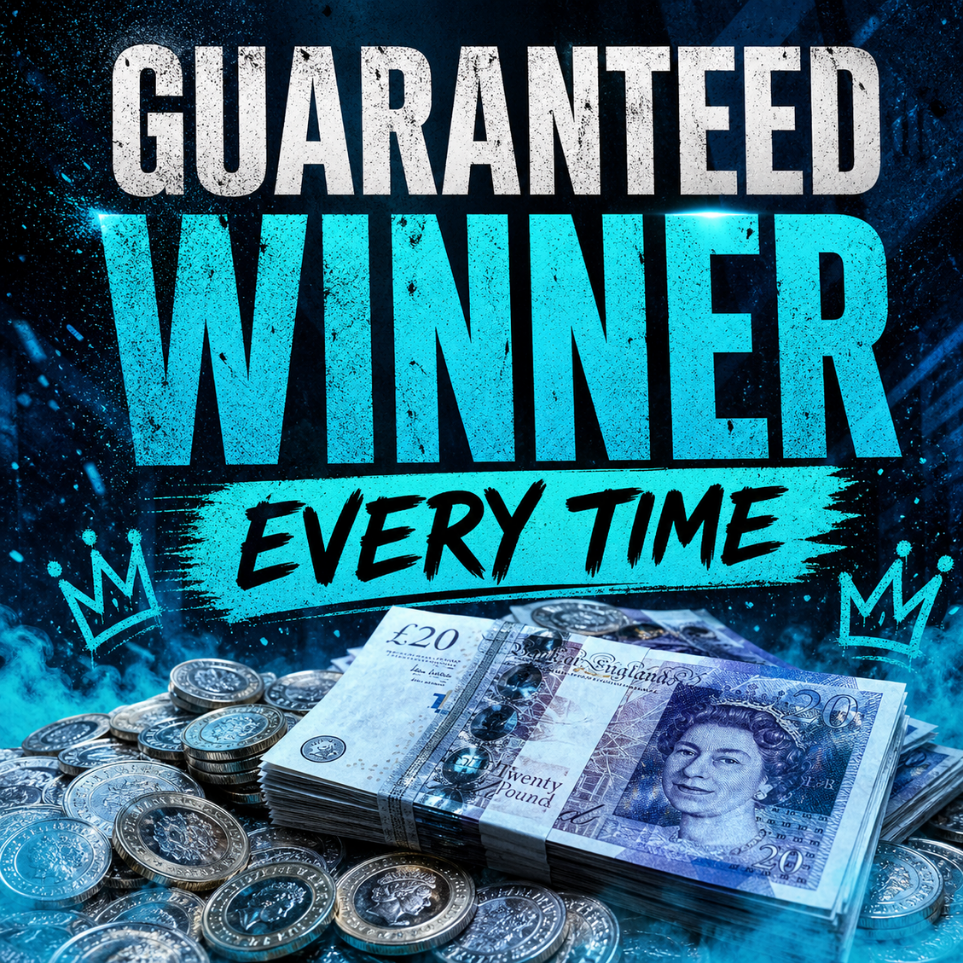 GUARANTEED WINNER!! EVERY SCRATCH WINS!!! £100 JACKPOT