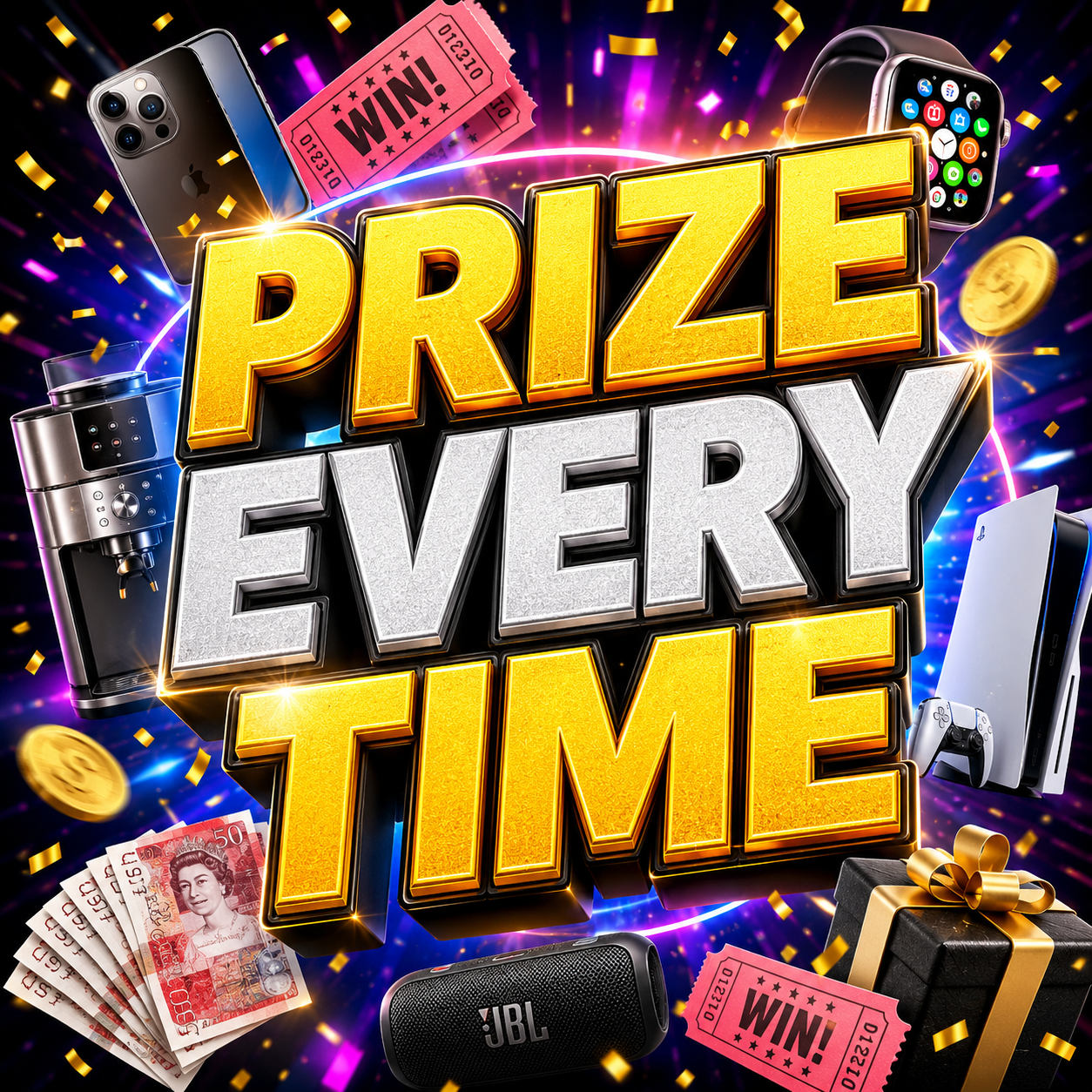 GUARANTEED PRIZE EVERY TIME!! EVERY TICKET WINS!!!