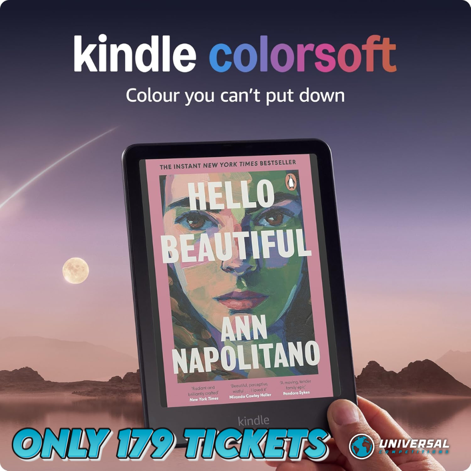 Amazon Kindle Colorsoft Signature Edition or £225 Cash!! Only 179 Tickets!! 03/08