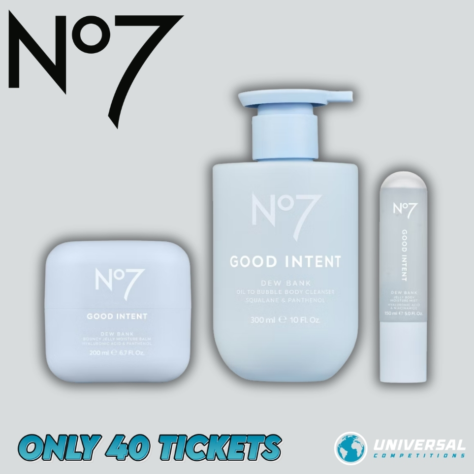 No7 Good Intent Dew Bank Body Trio or Cash!! Only 40 Tickets!! 17/08