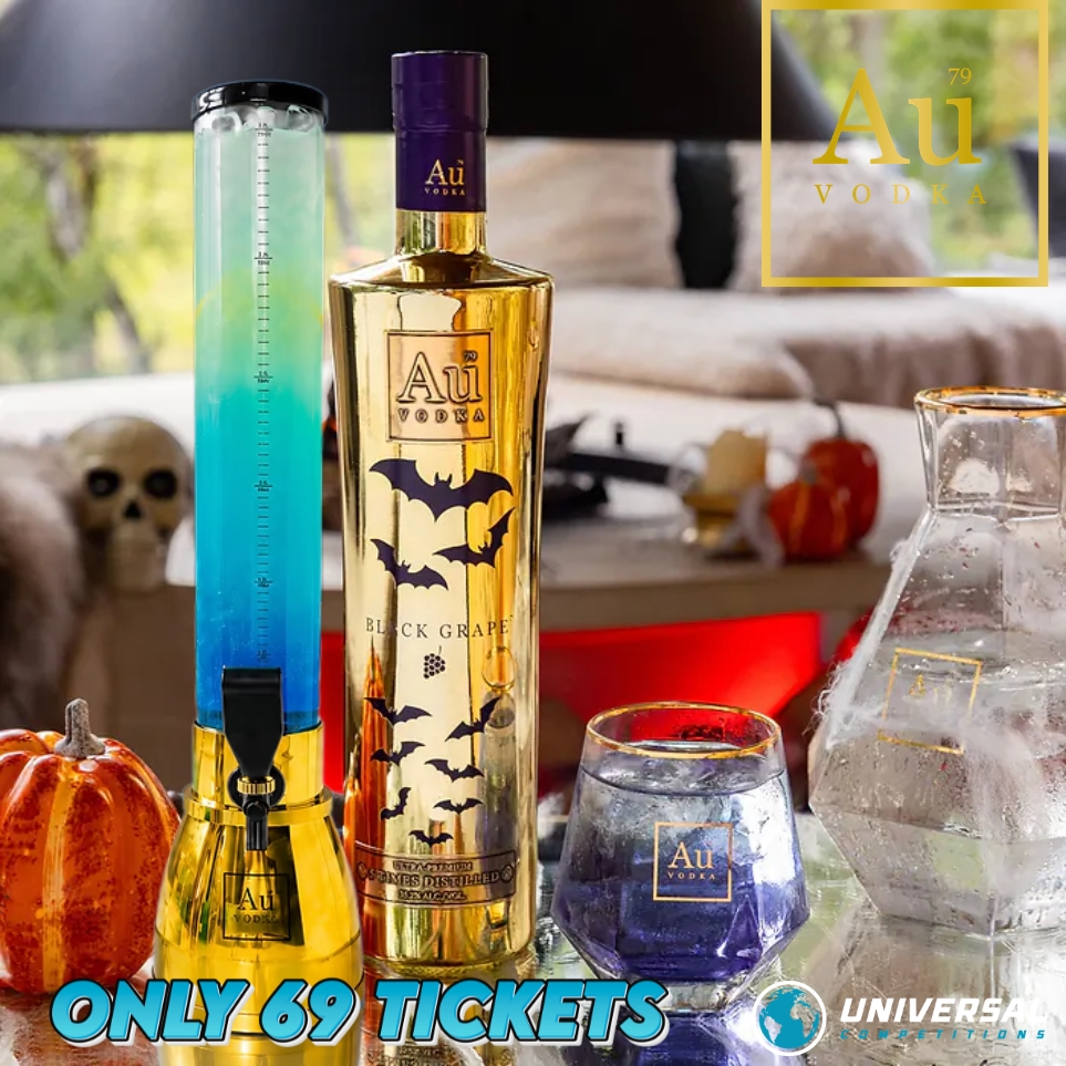 AU Halloween Vodka & Cocktail Tower Bundle or Cash!! Only 69 Tickets!! 19/10