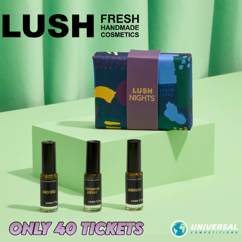 Lush Nights: Perfume Discovery Box or Cash!! Only 40 Tickets!! AUTO DRAWN!! 29/10