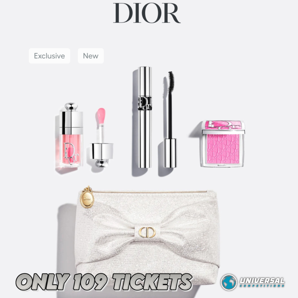 DIOR The Volume and Glow Ritual Gift Set or Cash!! Only 109 Tickets!! 26/10