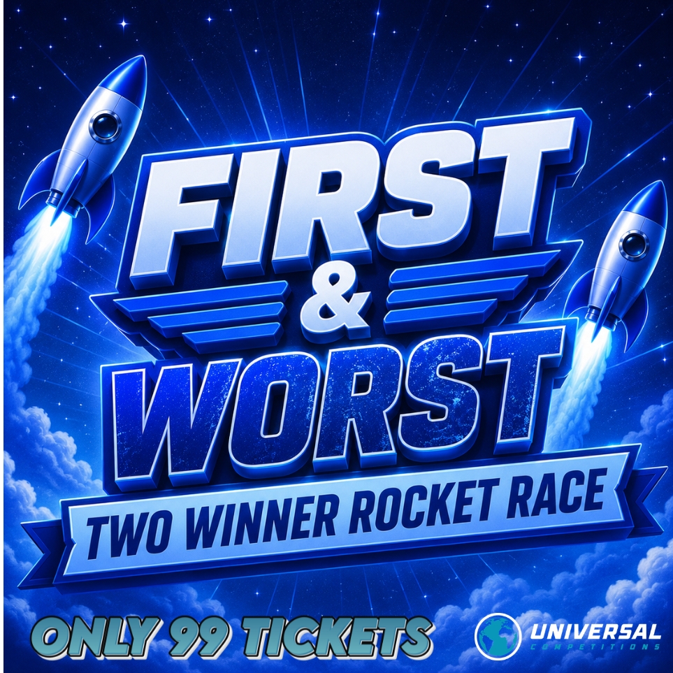 First & Worst Rocket Race - two winners £50!! Only 99 Tickets!! 12/10